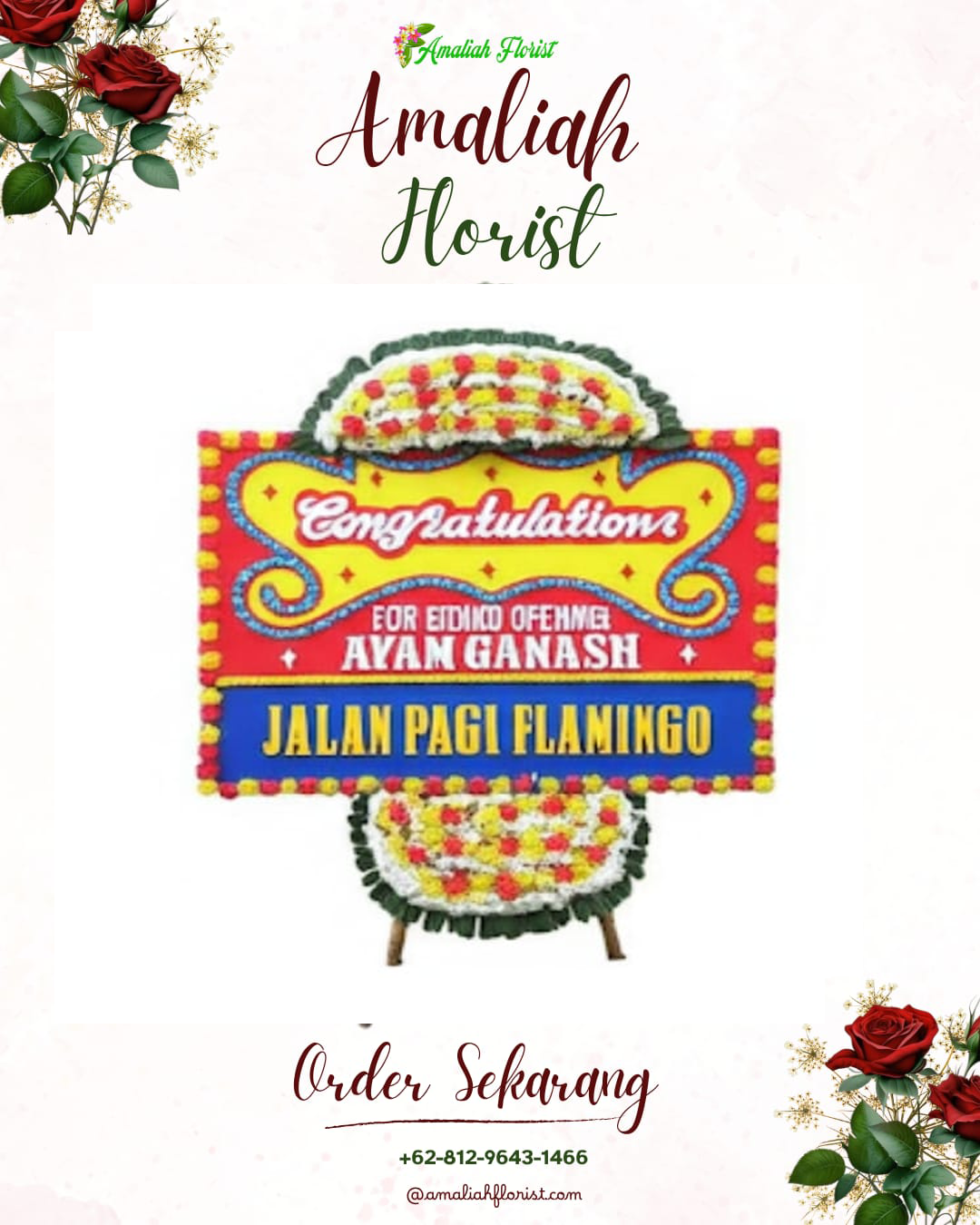 Sewa Papan Bunga Jayanti